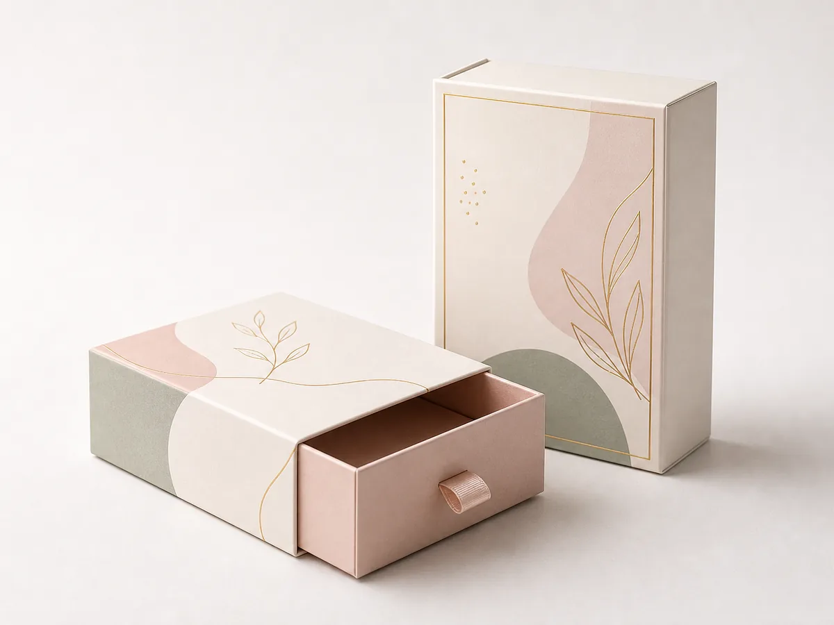 cosmetic packaging boxes with premium paper material