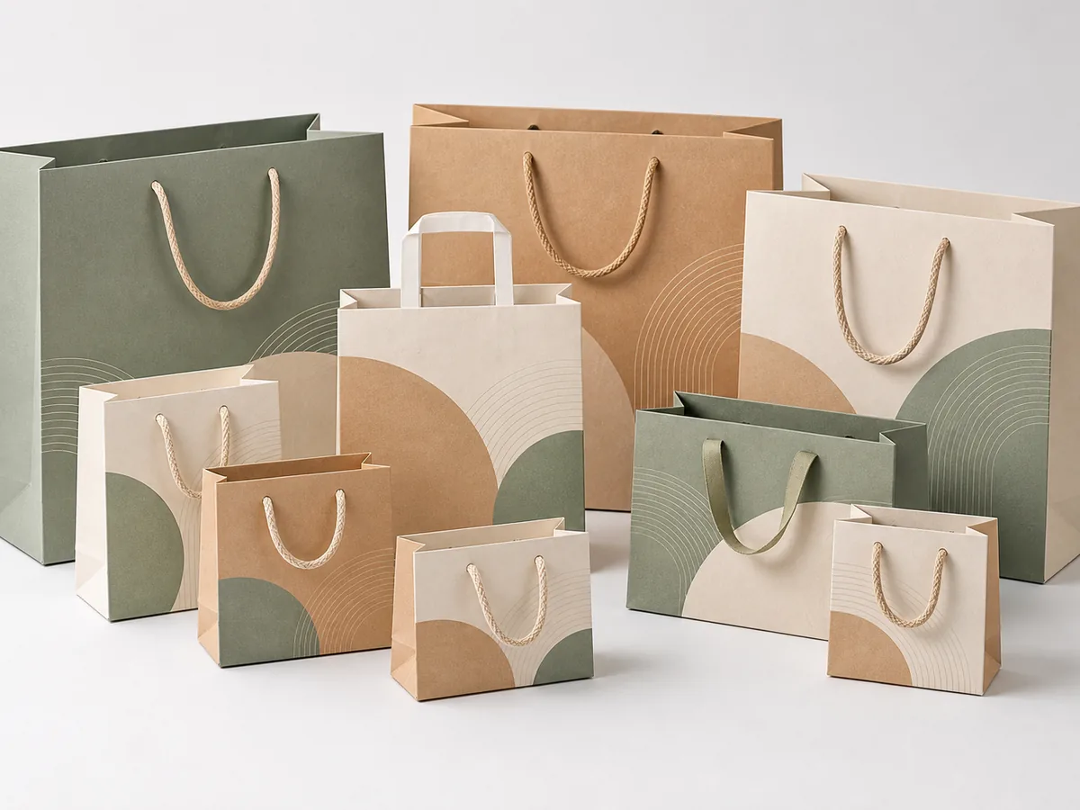 custom paper bags for retail packaging