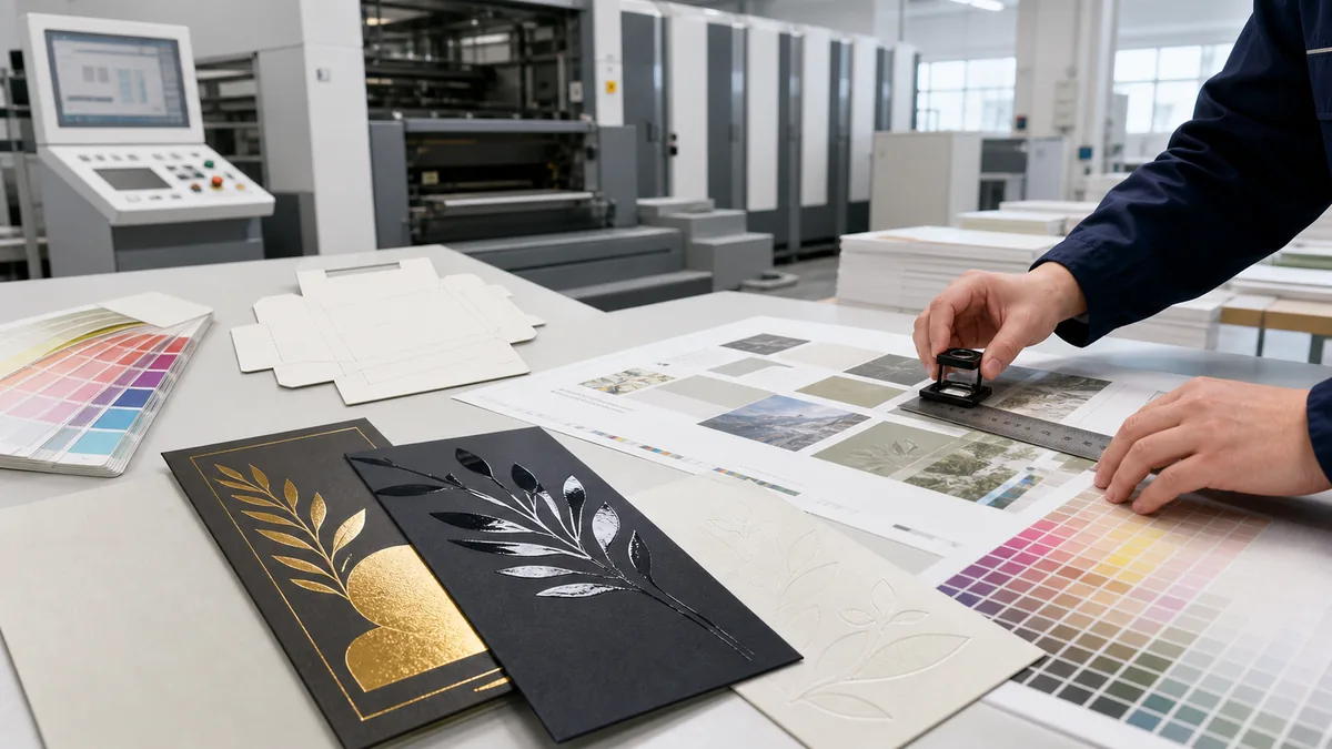 printing proofing and packaging sample checking for custom paper boxes