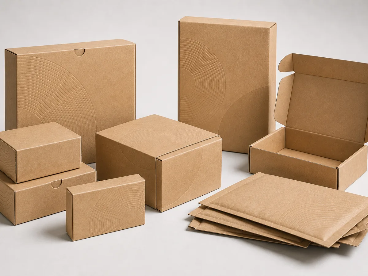 kraft paper packaging boxes for eco friendly products